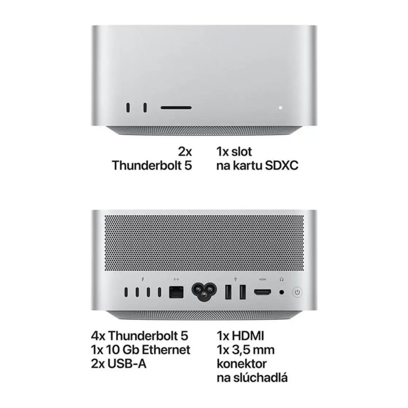 Apple Mac Studio / Mini / M5 Ultra / 96GB / 1TB / M5 Ultra / macOS - obrázek č. 1