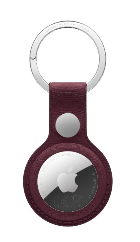 AirTag FineWoven Key Ring - Burgundy - obrázek produktu