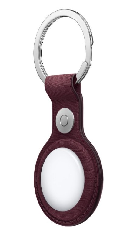 AirTag FineWoven Key Ring - Burgundy - obrázek č. 1