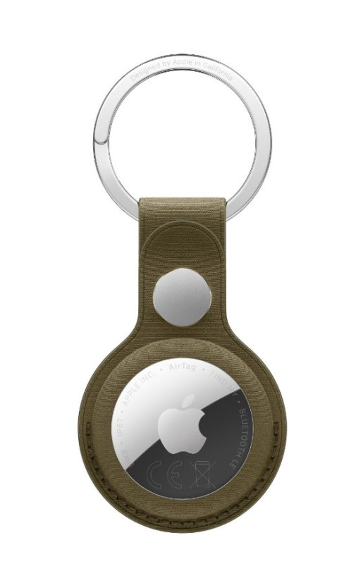 AirTag FineWoven Key Ring - Dark Olive - obrázek produktu