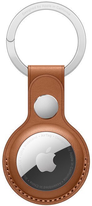 AirTag Leather Key Ring - Saddle Brown /  SK - obrázek produktu
