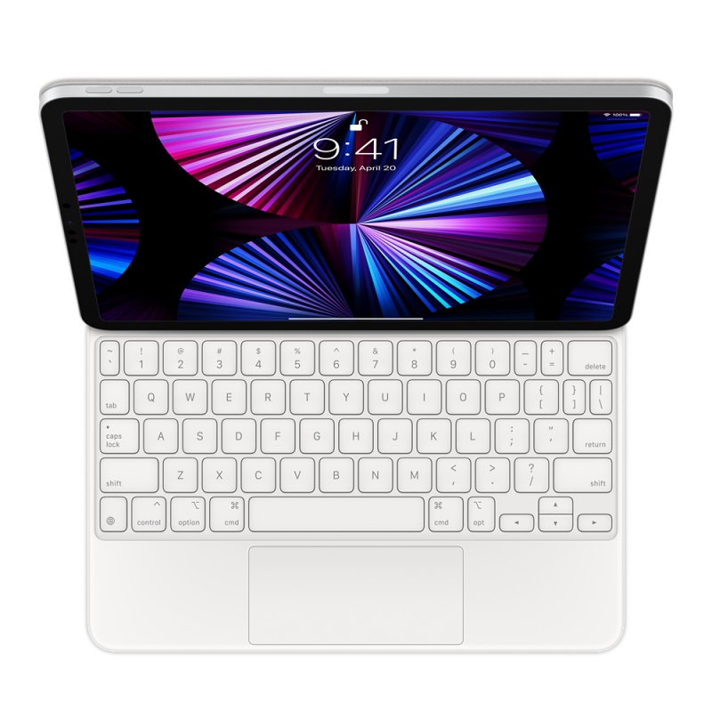 Magic Keyboard for 11"iPad Pro (3GEN) -US- White - obrázek č. 1