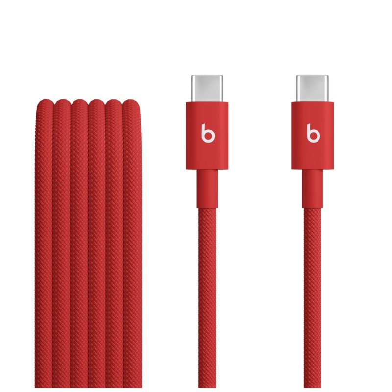 Beats USB-C  /  USB-C Woven Cable (1.5m)- Rapid Red - obrázek produktu