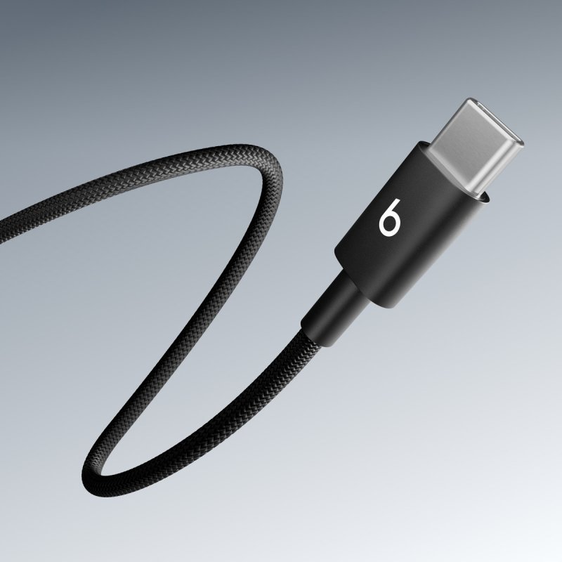 Beats 240W USB-C / USB-C Braided Cable (3m)- Black - obrázek č. 1