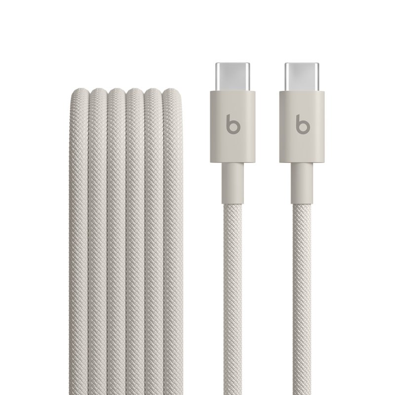Beats 240W USB-C / USB-C Braided Cable (3m)-S.Stone - obrázek produktu