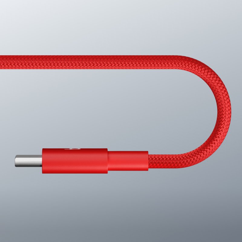 Beats 240W USB-C / USB-C Braided Cable (3m)- Red - obrázek č. 1