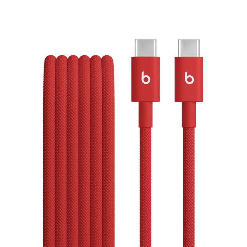 Beats 240W USB-C / USB-C Braided Cable (3m)- Red - obrázek produktu