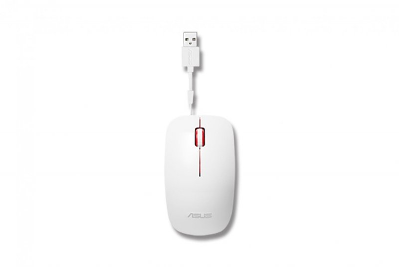 ASUS UT300 drátová myš - bílo-červená - obrázek produktu