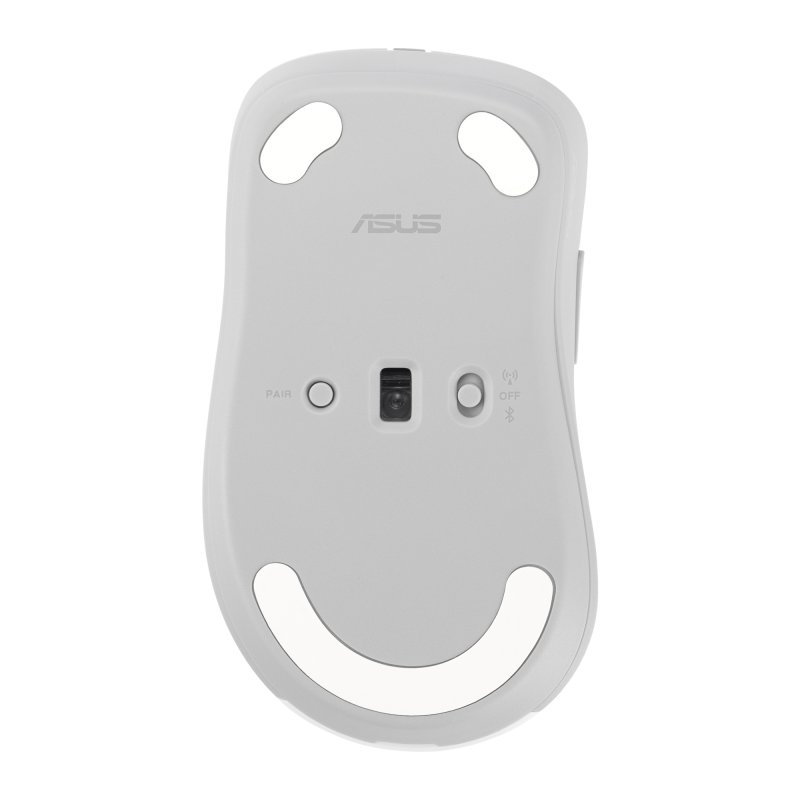 ASUS Wireless Mouse MD102 / Kancelářská / Optická / Pro praváky / 1 600 DPI / USB+BT / Bílá - obrázek č. 4