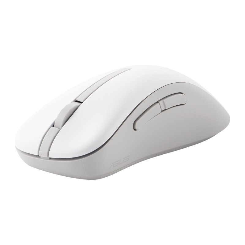 ASUS Wireless Mouse MD102 / Kancelářská / Optická / Pro praváky / 1 600 DPI / USB+BT / Bílá - obrázek č. 3