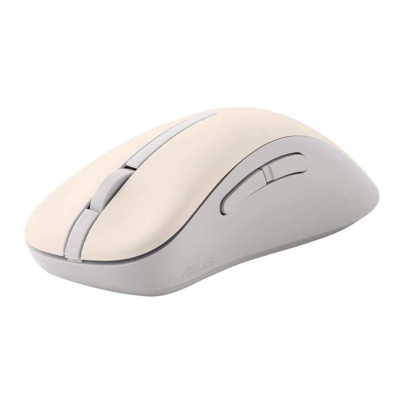 ASUS Wireless Mouse MD102 / Kancelářská / Optická / Pro praváky / 1 600 DPI / USB+BT / Béžová - obrázek č. 3