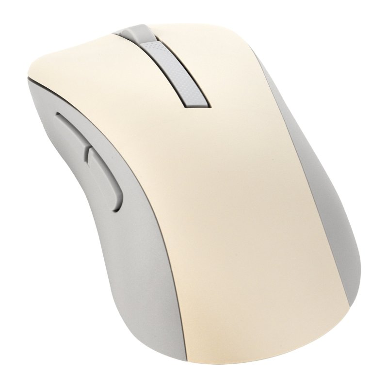ASUS Wireless Mouse MD102 / Kancelářská / Optická / Pro praváky / 1 600 DPI / USB+BT / Béžová - obrázek č. 1