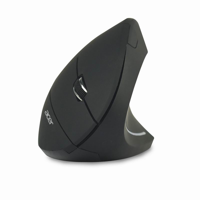 Acer Vertical mouse/ Vertikální/ Optická/ Pro praváky/ Bezdrátová USB/ Černá - obrázek č. 1