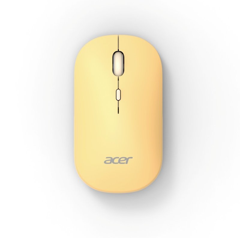 Acer AMR130 / Ergonomická / Optická / 1 600 DPI / USB+BT / Žlutá - obrázek produktu