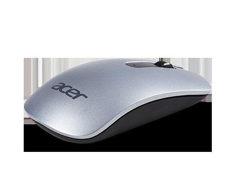 Acer THIN-N-LIGHT bezdrátová myš stříbrná (zabaleno pouze v bublinkové fólii) - obrázek č. 1