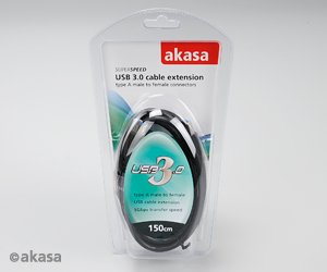 AKASA - prodlužovací kabel USB 3.0 typ A - 1,5 m - obrázek č. 1