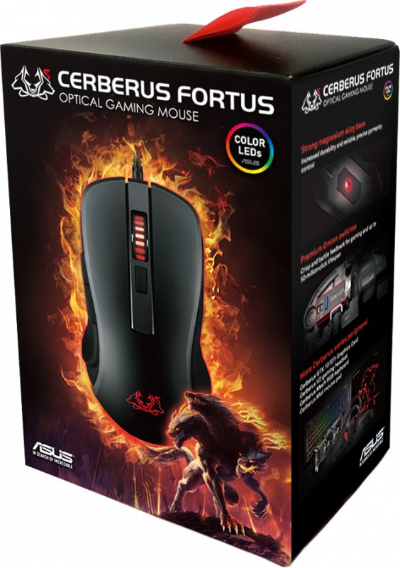 ASUS myš Cerberus Fortus Gaming mouse - obrázek č. 3