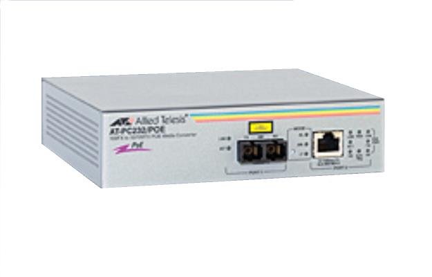 Allied Telesis 10/ 100TX PoE 100FX SC AT-PC232/ POE - obrázek produktu