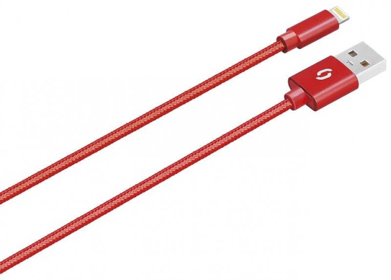 ALIGATOR PREMIUM Datový kabel 2A, Lightning červený - obrázek č. 2