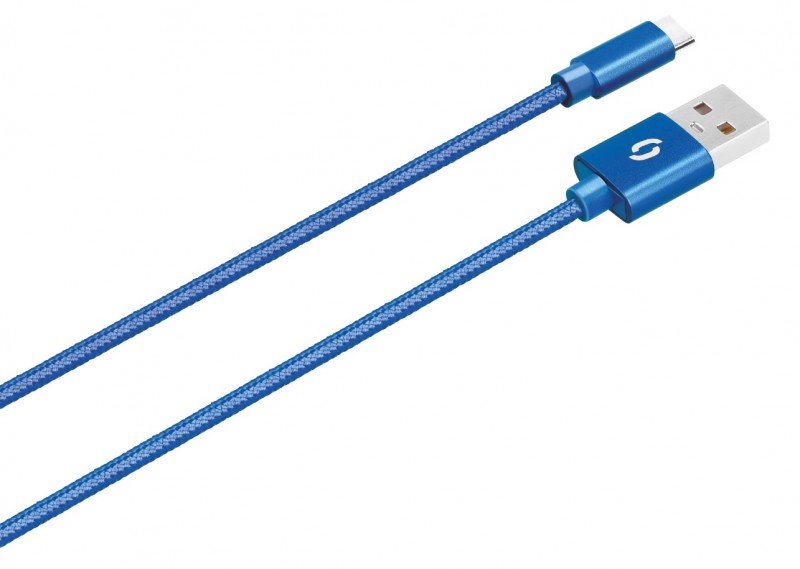 ALIGATOR PREMIUM Datový kabel 2A, USB-C modrá - obrázek č. 2