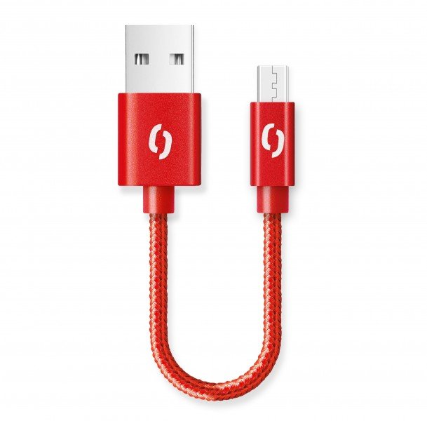 ALIGATOR PREMIUM 2A kabel, Micro USB 50cm, červený - obrázek č. 1