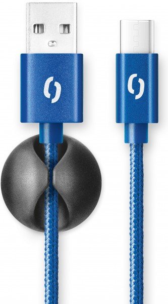 ALIGATOR PREMIUM 2A kabel, USB-C, modrá - obrázek produktu