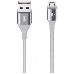 BELKIN Duratek Kevlar microUSB-USB,1,2m, silver - obrázek produktu