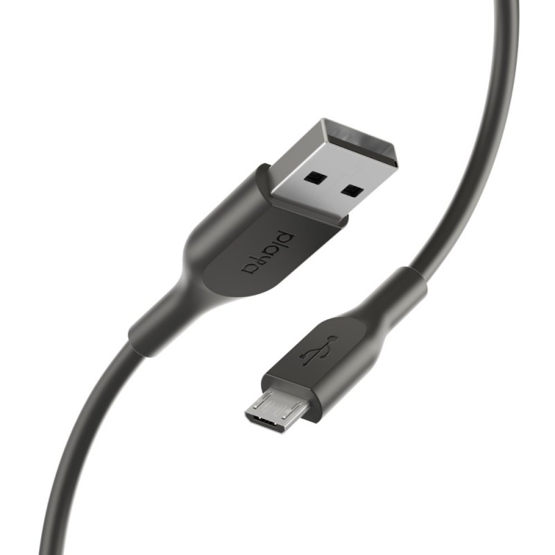 Playa by Belkin kabel USB-A - microUSB, 1m, černý - obrázek č. 2