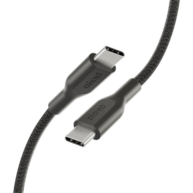 Playa by Belkin oplétaný kabel USB-C - USB-C 2.0, 1m, černý - obrázek č. 2