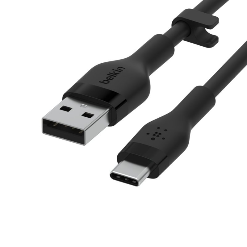 Belkin kabel USB-A na USB-C_silikon,1M černý - obrázek č. 2