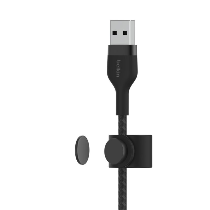Belkin kabel USB-A s konektorem LTG,1M černý pletený - obrázek č. 3