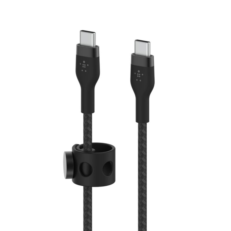 Belkin kabel USB-C s konektorem USC-C,1M černý pletený - obrázek č. 1