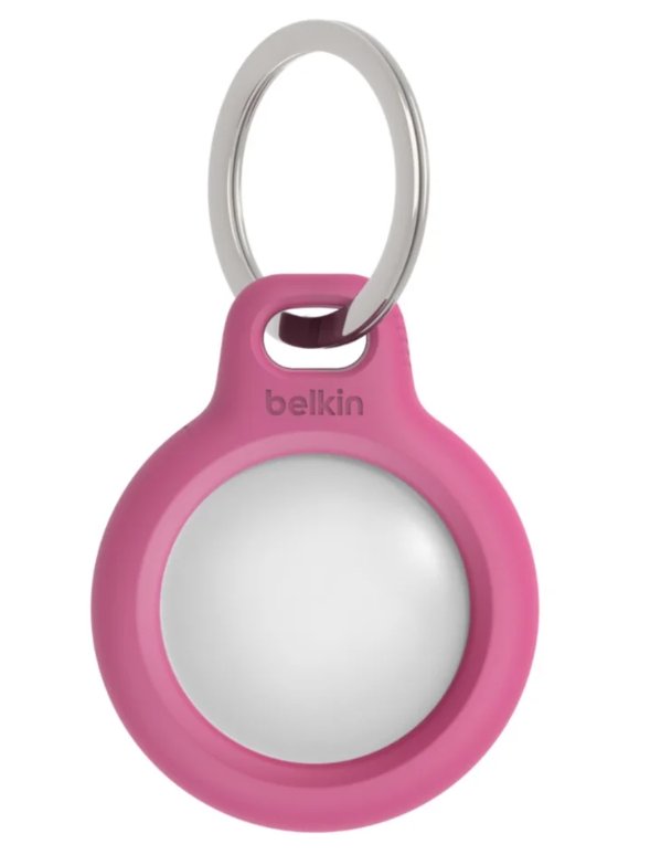 Belkin pouzdro s kroužkem na klíče pro Airtag růžové - obrázek č. 1
