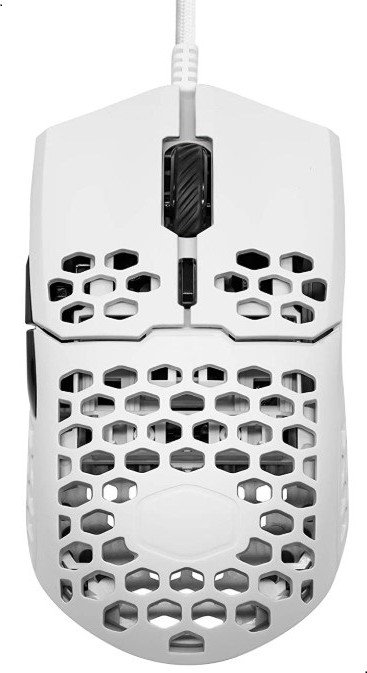 COOLER MASTER herní myš LightMouse MM710, 400-16000 DPI, matná bílá - obrázek produktu