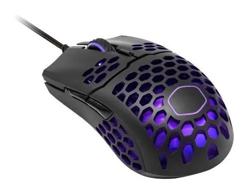 COOLER MASTER herní myš LightMouse MM711, 400-16000DPI, RGB podsvícení, matná černá - obrázek č. 1