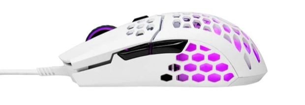 COOLER MASTER herní myš LightMouse MM711, 400-16000DPI, RGB podsvícení, matně bílá - obrázek č. 2