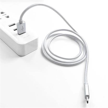Crono kabel USB 2.0 - USB-C 1m, bílý, premium - obrázek produktu
