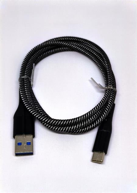 Crono kabel USB 2.0 - USB-C 1m, carbon premium - obrázek produktu