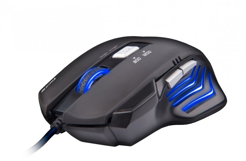 C-TECH Akantha herní myš, modré podsvícení, USB - obrázek produktu