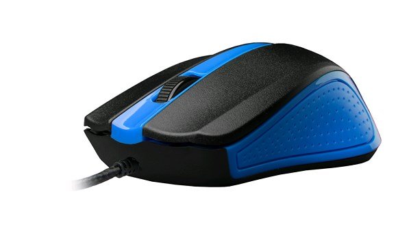 C-TECH Myš WM-01, modrá, USB - obrázek produktu