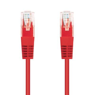 Kabel C-TECH patchcord Cat5e, UTP, červený, 0,25m - obrázek produktu
