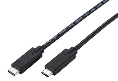 Kabel C-TECH USB 3.2, Type-C (CM/ CM), PD 100W, 20Gbps, 1m, černý - obrázek produktu