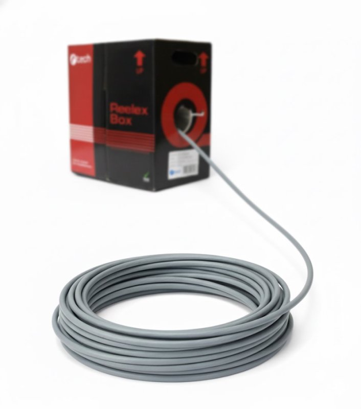 Eth kabel UTP drát  c5e 305m C-TECH - obrázek produktu