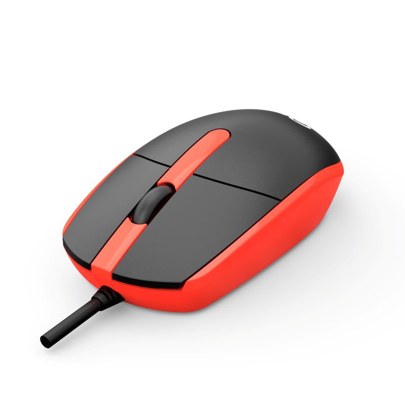 Myš C-TECH WM-10, černočervená, USB - obrázek č. 1