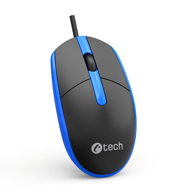 Myš C-TECH WM-10, černomodrá, USB - obrázek č. 4