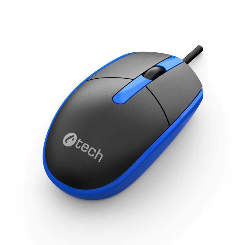 Myš C-TECH WM-10, černomodrá, USB - obrázek č. 2