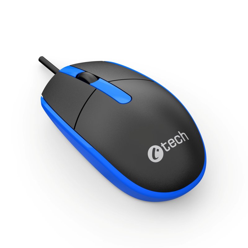 Myš C-TECH WM-10, černomodrá, USB - obrázek č. 5