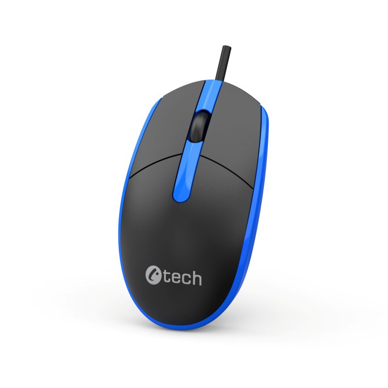 Myš C-TECH WM-10, černomodrá, USB - obrázek č. 3