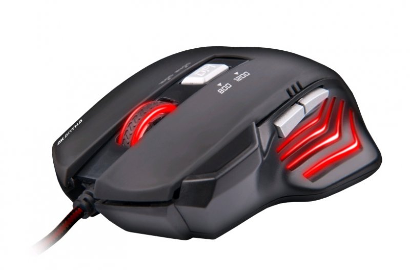 C-TECH Akantha herní myš, červené podsvícení, USB - obrázek produktu