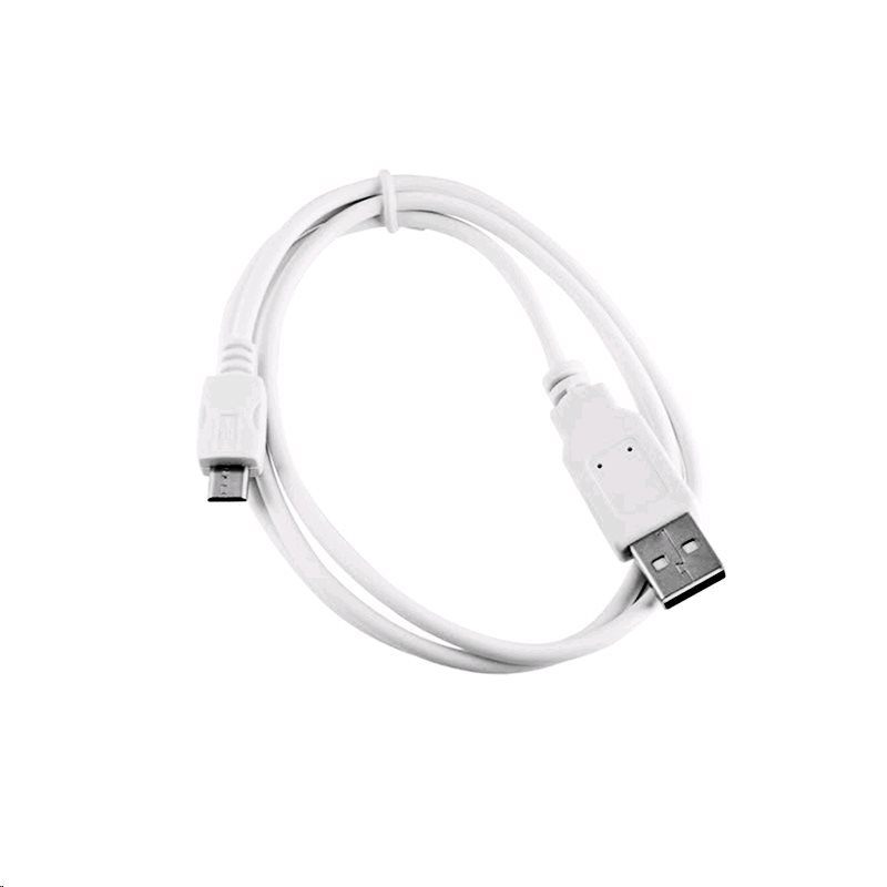 Kabel C-TECH USB 2.0 AM/ Micro, 1m, bílý - obrázek produktu